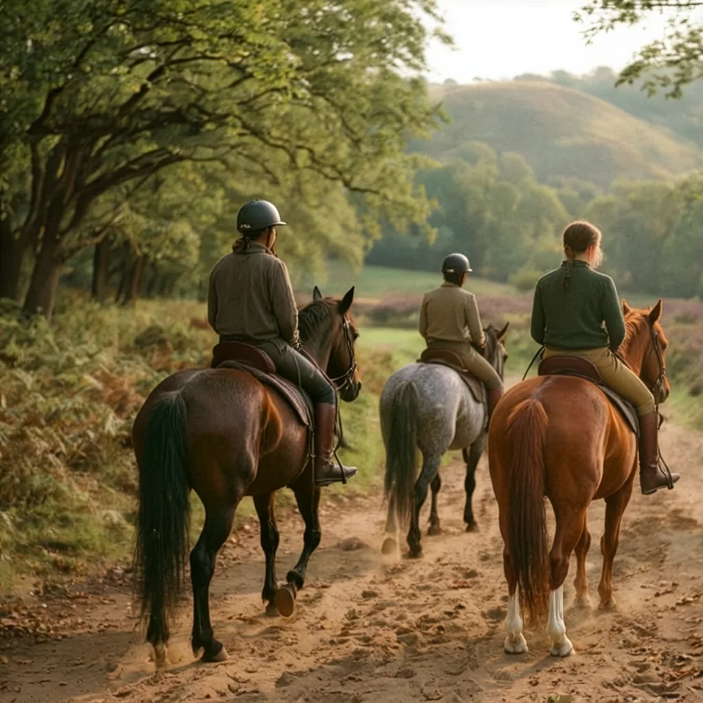 Balade à cheval en Charente, autour de Feuillade