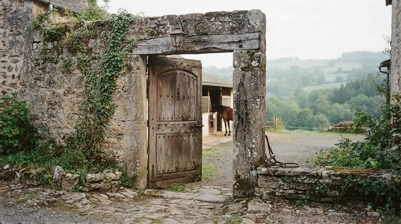 Entrée du Élevage du Coutillas, centre équestre à Feuillade