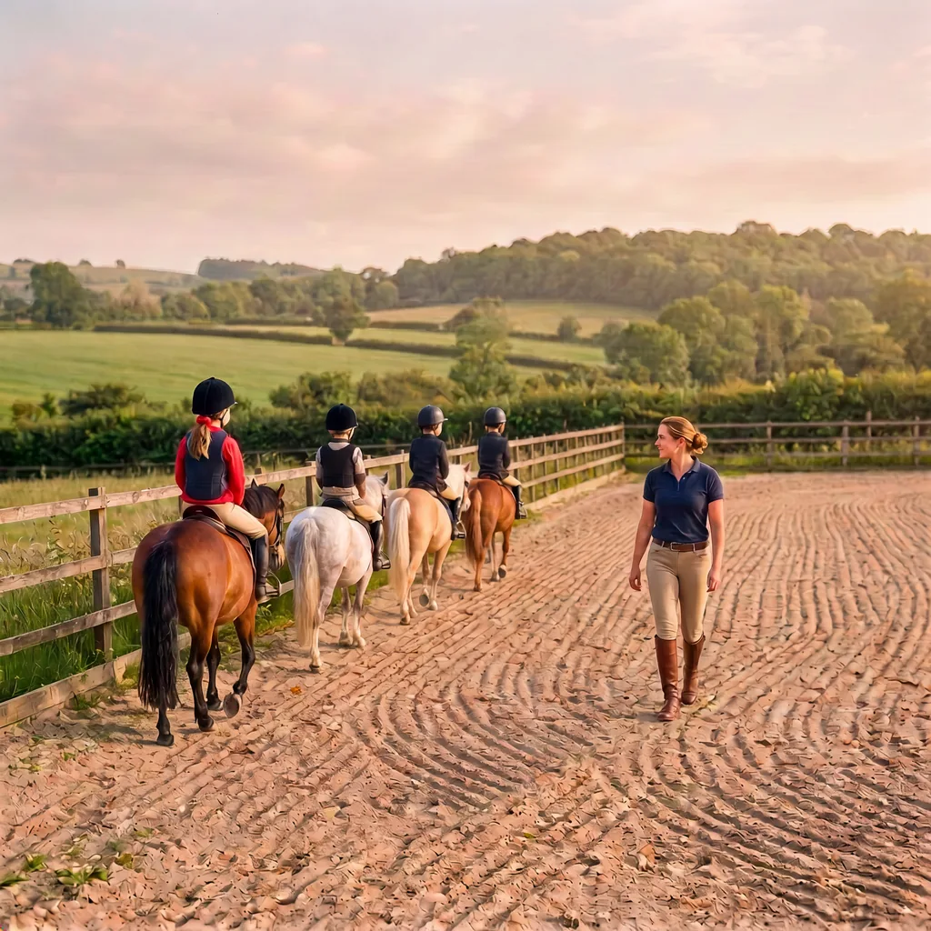 Cours de poney à Feuillade, Charente